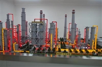 炼油设备模型 化工厂区沙盘  工艺流程模型制作 中凯模型