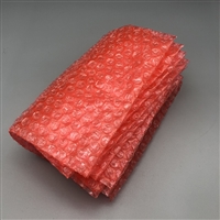 红色双层防静电自粘胶气泡袋 防震加厚泡泡袋 电路板包装袋 5*6+3cm