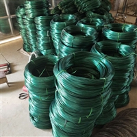 厂家供应包塑丝 铁丝工艺品扎丝 pe包塑绑扎丝 农业捆绑丝