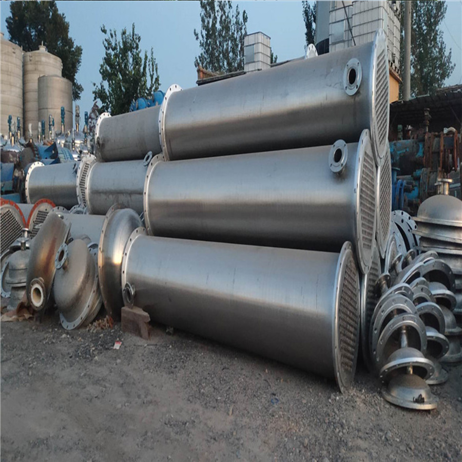 二手烟气冷凝器二手高压搪瓷冷凝器销售达利