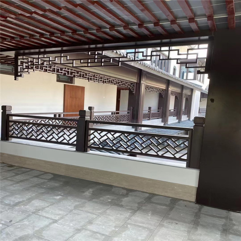 古建筑装饰铝合金美人靠铝型材美人靠定制