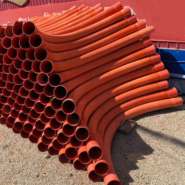 pe电力护套管 125pvc电力管大弧弯 湖南电缆保护管弯头 润星全国发货-