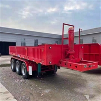 60厢板后翻自卸车价格 9米三轴半挂翻斗车公告规格