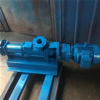 无极调速G型螺杆泵 工业用螺杆泵自吸能力高 压力脉动小G型螺杆泵