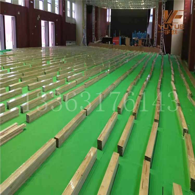 沧州篮球馆体育木地板 力巨尚运动木地板厂家