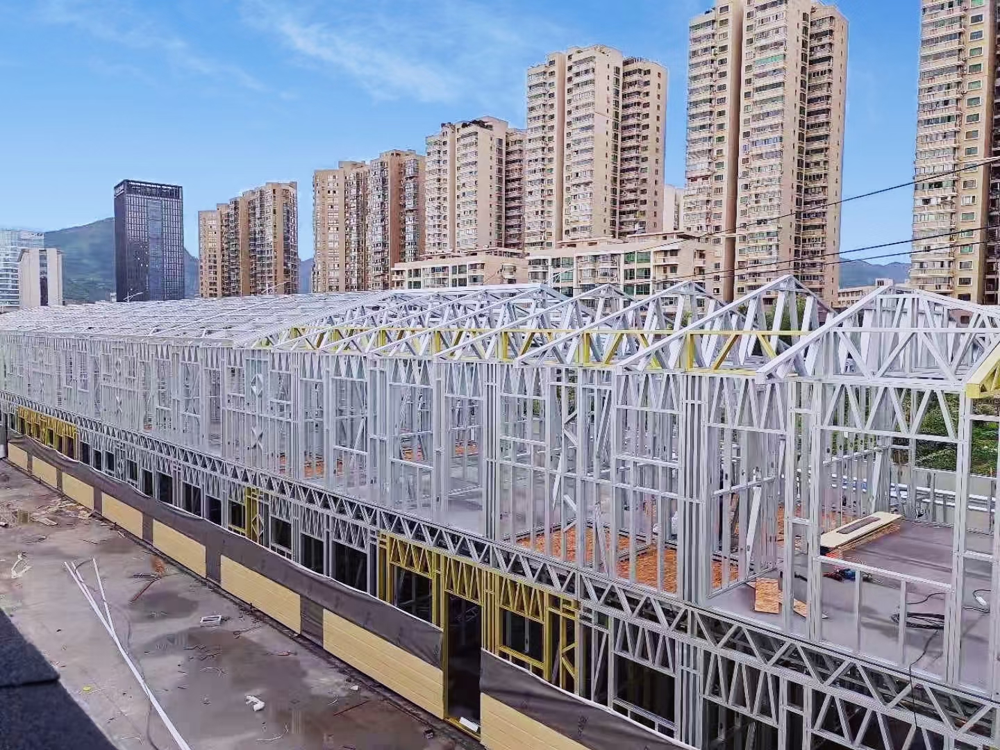 马鞍山轻钢别墅移动房 市政工程高层钢结构建筑 新型