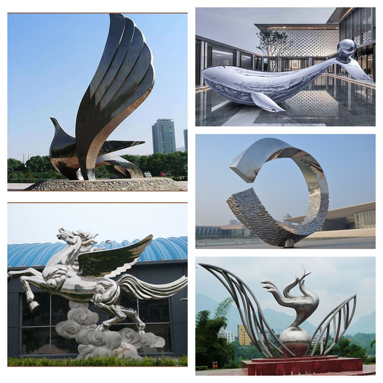 定制大型不锈钢校园雕塑城市 广场标志性景观雕塑 不锈钢雕塑厂家