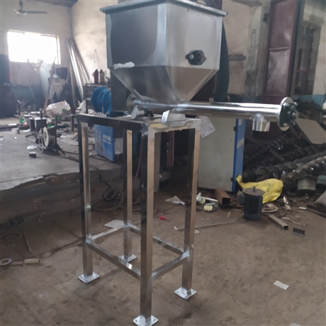 89mm管径钙粉加料机XWZF500公斤干灰粉螺旋投粉机
