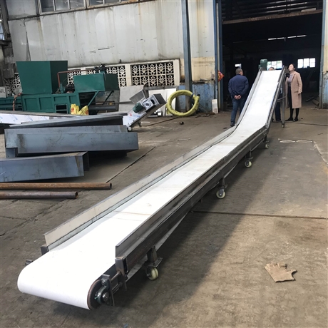 双翼升降皮带输送机wq888移动式装仓皮带输送机