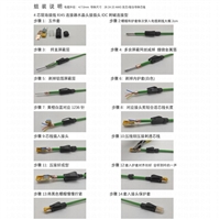 工业水晶头常规接线方法