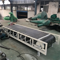 矿用煤渣皮带输送机wq888折叠式挂车输送机设备