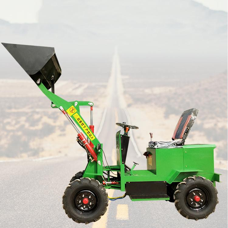 小型铲车电动四驱装载机座驾式柴油25马力装载机养殖场小型抓草机