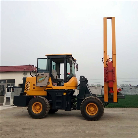 抗洪防汛汽油打桩机蚂蚁机械my362护栏打桩机小型液压地基打桩机