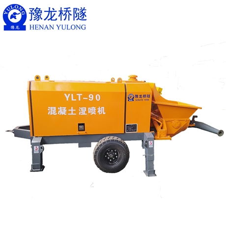 雙噴頭混凝土濕噴機使用說明 濕噴混凝土機用風量