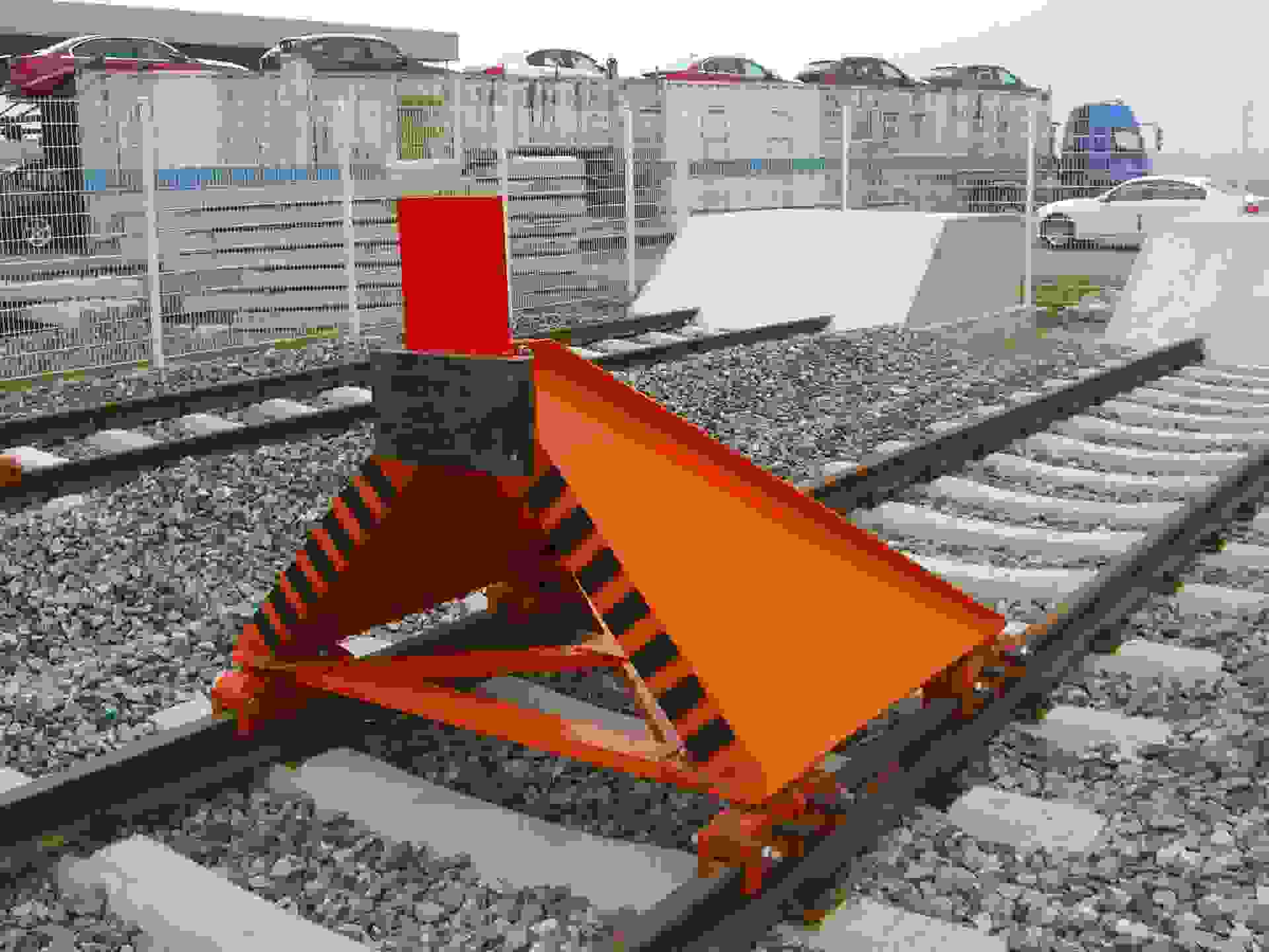 煤矿用wcd50420月牙挡车器挡车器固定式挡车器照片