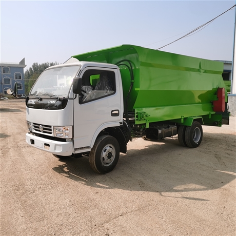 牛槽填料撒料车 电瓶饲养撒料车 秸秆牧草撒草机