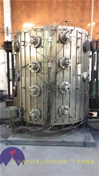 二手灶台瓷砖镀金炉 陶瓷电镀设备 2.8米瓷砖真空镀膜机带推车