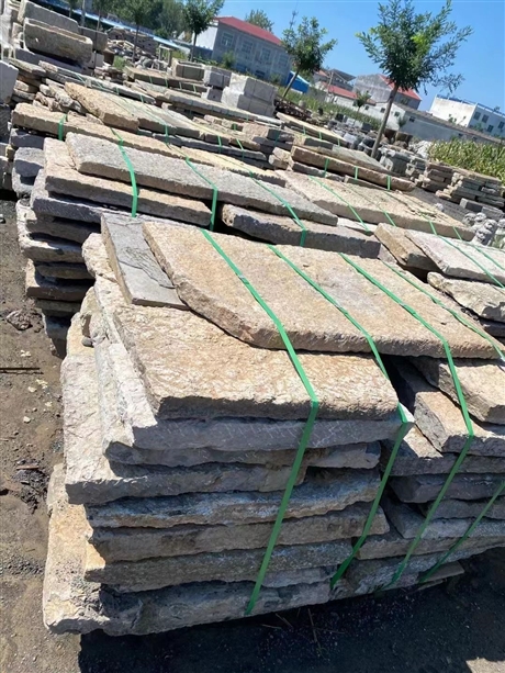 景区铺地毛石板农村老磨盘安徽地区电话报价