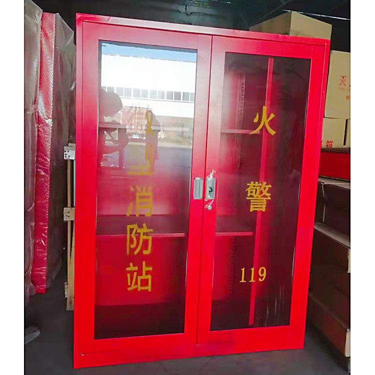 杰顺微型消防柜厂家 沧州消防应急箱 工具展示柜按需定做