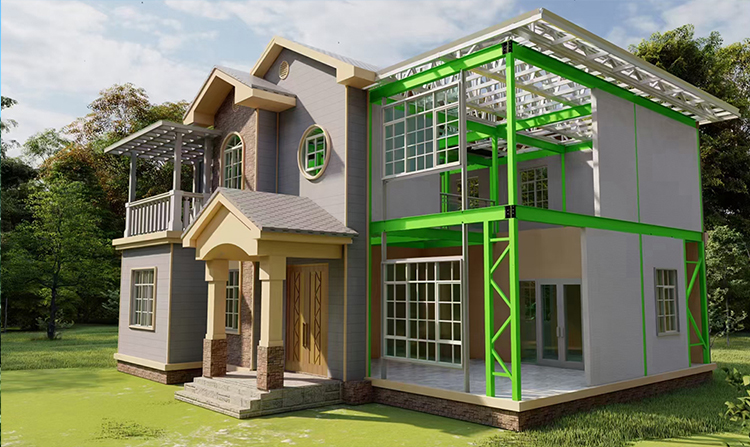 安徽合肥轻钢龙骨办公楼乡村规划改造2021新款风格