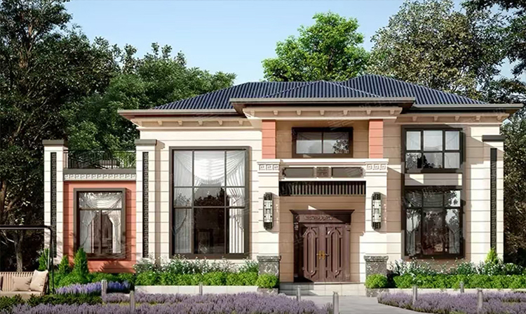 轻钢装配式建筑别墅房安徽滁州农村轻钢别墅2021新款新型定制住房