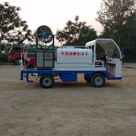 河北張家口3立方三輪抑塵高炮灑水車 河北滄州小型電動灑水車霧炮灑水車