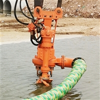 污水井清理挖机改装抽泥泵 随抽随走泥浆泵