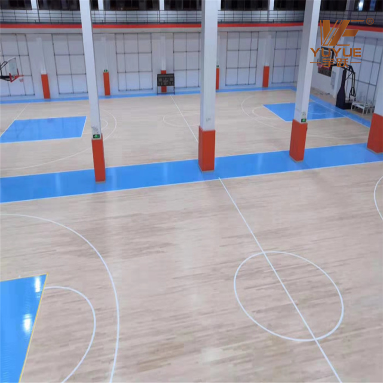 肇庆篮球馆运动木地板 宇跃体育板材厂家