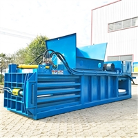 小型半自动120吨卧式废纸打包机