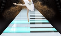重力感应发光 互动装置 地板钢琴音乐灯 户外防水 非标定制厂家