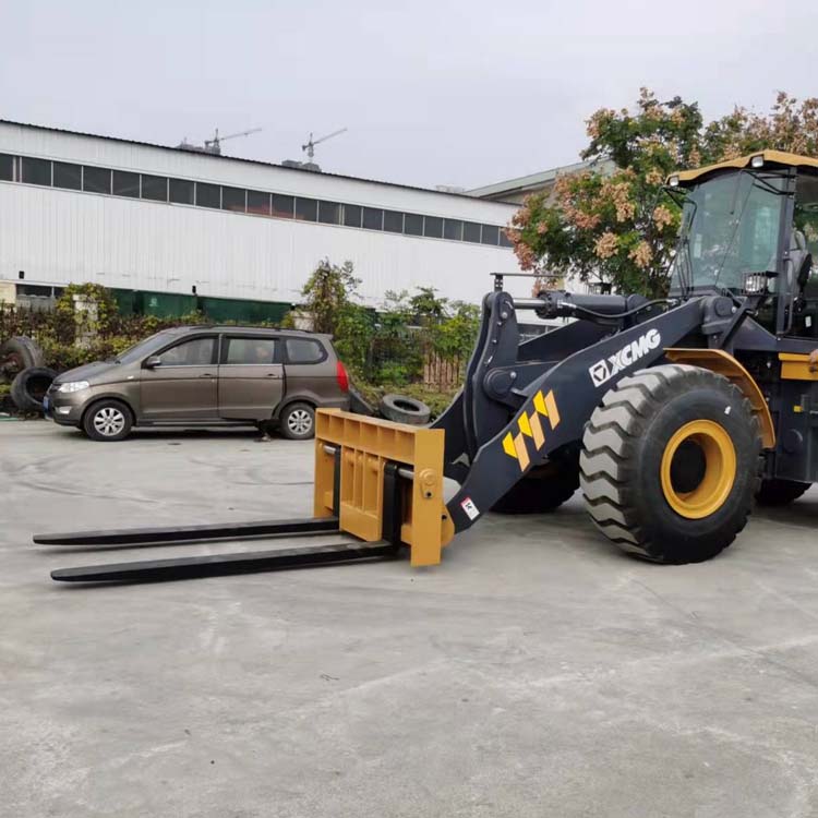 石材货叉配装载机龙工50铲车加装石材货叉齿