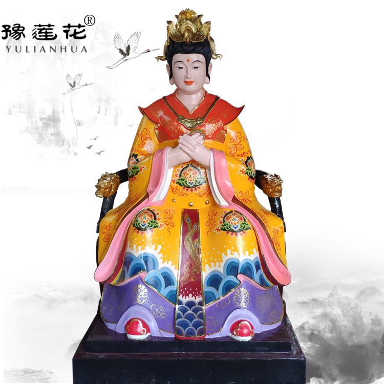 西王母神像定做厂家瑶池金母天尊神像俗称王母娘娘神像制作价格