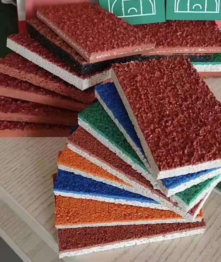 塑胶彩色颗粒epdm塑胶跑道颗粒厂家