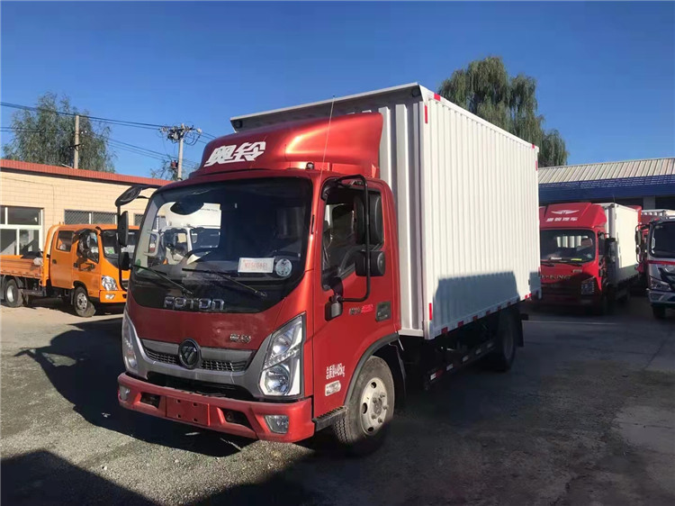 北京4米2轻卡上蓝牌简便福田奥铃厢式货车专卖店