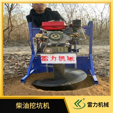小型挖坑机 种植树苗打穴机器 柴油地钻 雷力机械