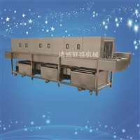 全自动果蔬洗箱机  周转筐洗箱机 高压喷淋