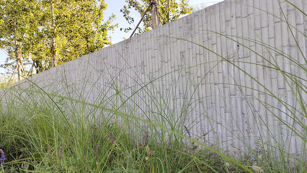 瑞盾竹模板清水混凝土挂板木纹清水混凝土幕墙系统预制装饰清水混凝土