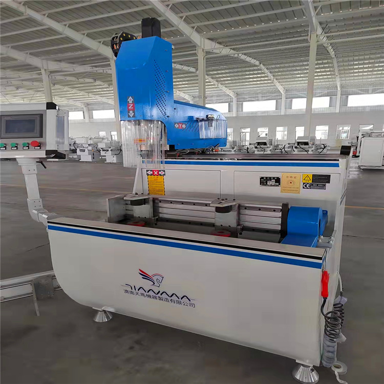 极简玻璃门打孔设备 天马机器 铝合金数控钻铣床