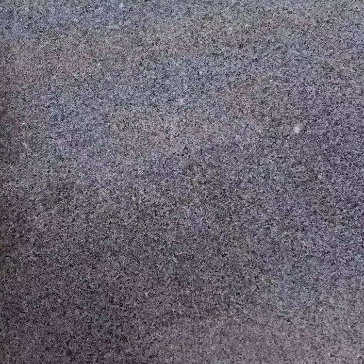 章丘芝麻黑光面花岗岩水洗火烧面荔枝面干挂石材可定做盲道板沟盖板