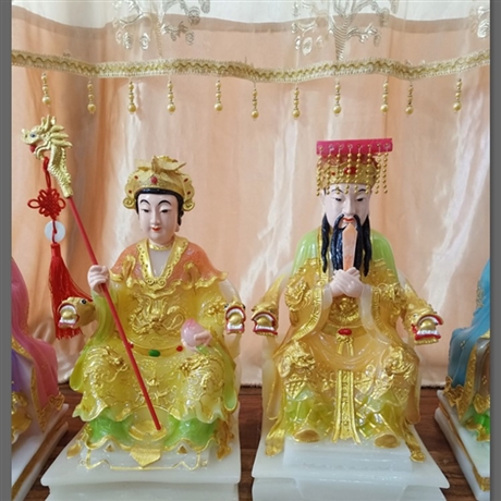 天公天母神像玉皇大帝王母娘娘神像