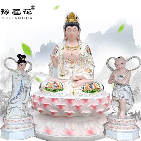 观音娘娘佛像 供应寺庙各种菩萨佛像 四大菩萨佛像 净瓶杨柳观音像
