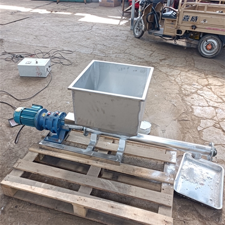 粉末粉剂单螺杆加料机XWZF76mm管径小型加粉机