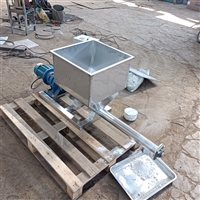 硅胶粉不锈钢加料机XWZF80公斤有机肥螺旋投粉机