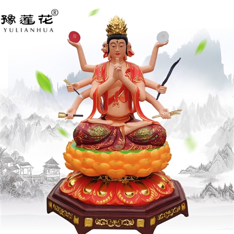 斗姆元君神像高清圖片 六十甲子太歲神塑像定做  太歲星君神像生產(chǎn)