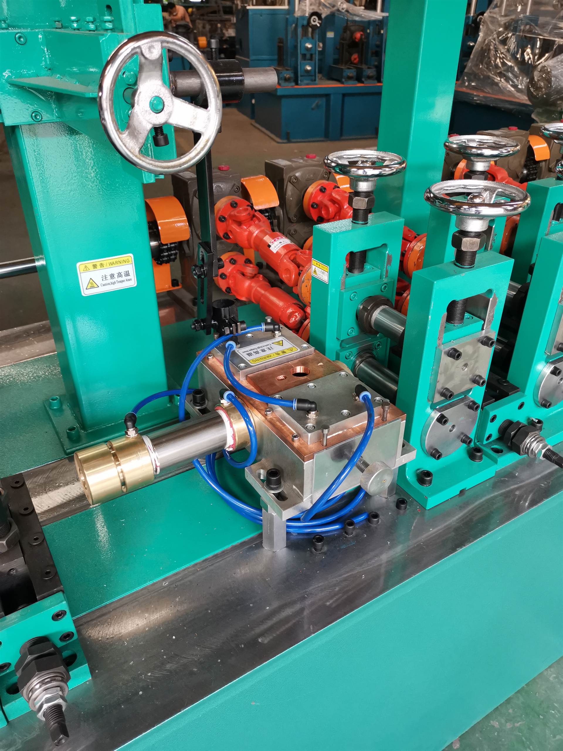 佛山精密不锈钢制管机不锈钢装簧管焊管设备生产线