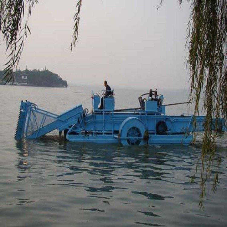 水面落叶漂浮垃圾清理机 河道清理漂浮机器 垃圾收集器