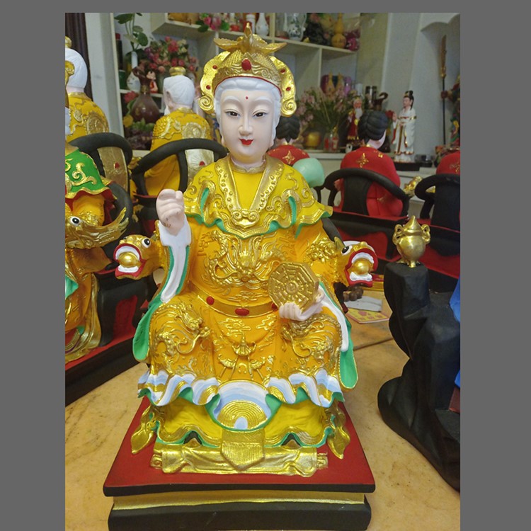 九龙圣母诞辰九龙娘娘神像九龙老母神像寺庙佛像雕塑