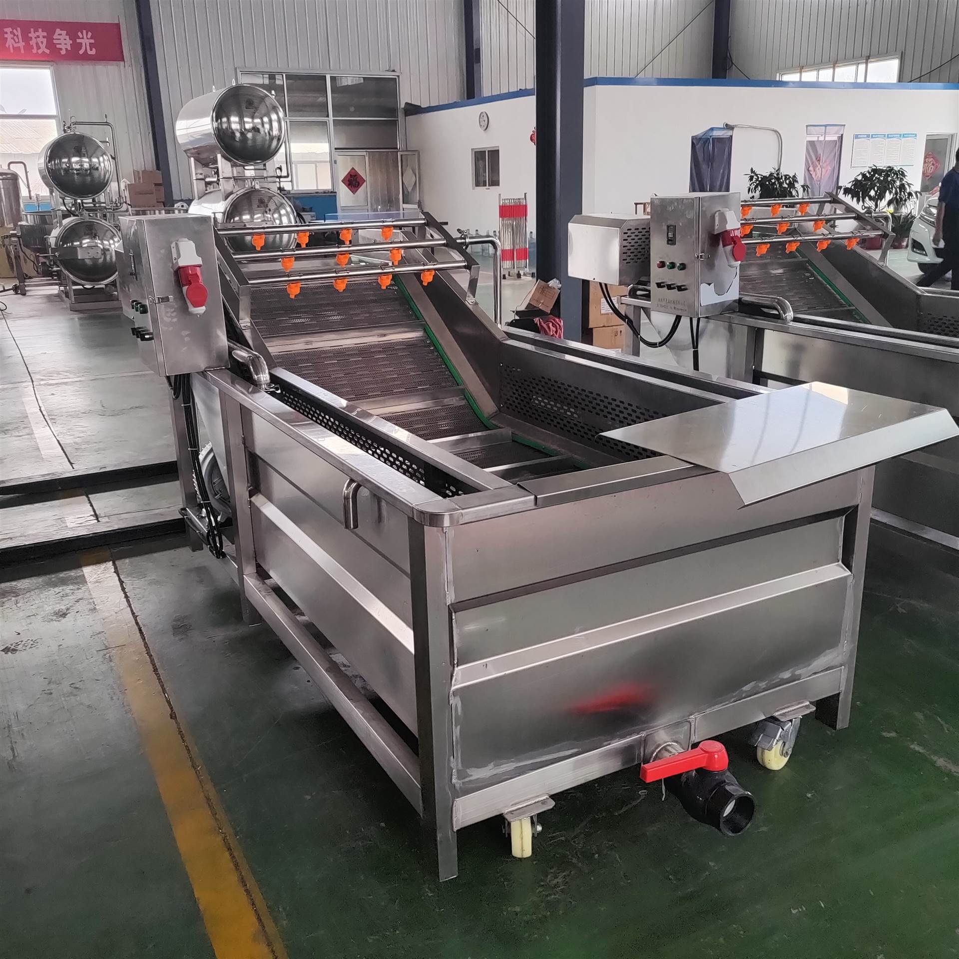 果蔬气泡清洗机椰子气泡清洗机冲浪去污机