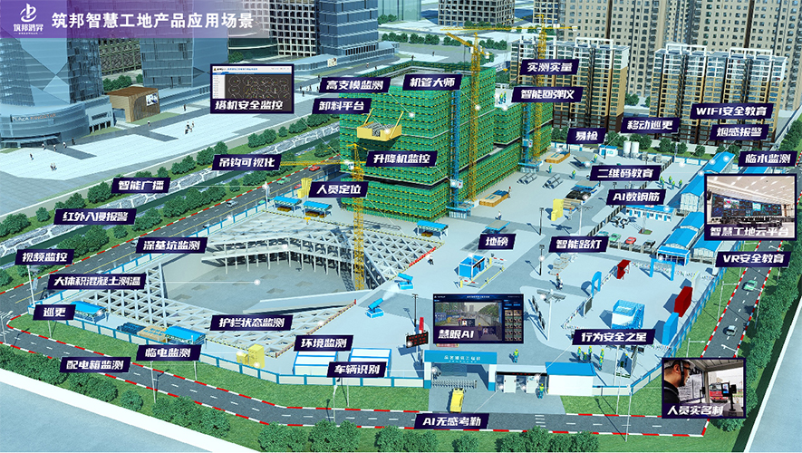 济宁智慧工地管理平台系统 智慧工地吊钩可视化