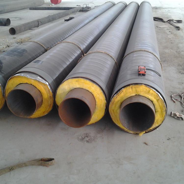 钢套钢蒸汽保温管预制蒸汽保温管生产市政钢套钢蒸汽管道